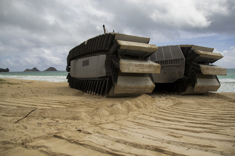 Illustration for article titled US Marines Turned A Ship Into A Truck, Watch It Be An Absolute Beast